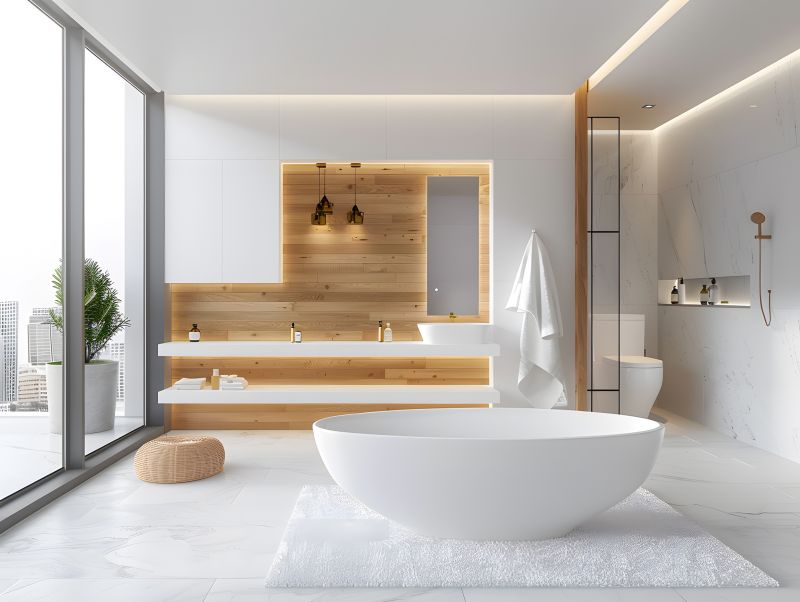 Construction Site with Bathtub